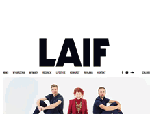 Tablet Screenshot of laif.pl
